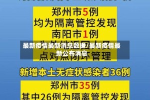 最新疫情最新消息数据/最新疫情最新公布消息