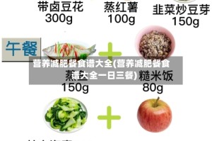 营养减肥餐食谱大全(营养减肥餐食谱大全一日三餐)