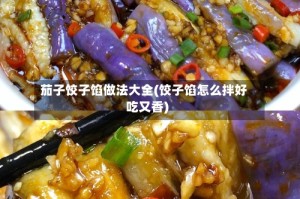 茄子饺子馅做法大全(饺子馅怎么拌好吃又香)
