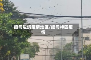 缅甸边境疫情地区/缅甸特区疫情