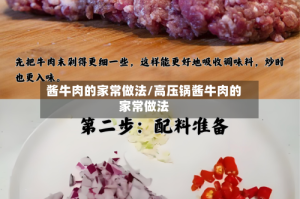 酱牛肉的家常做法/高压锅酱牛肉的家常做法