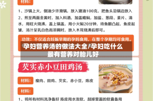 孕妇营养汤的做法大全/孕妇吃什么最有营养对胎儿好