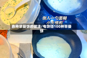 各种早餐饼的做法/电饼铛100种早餐饼