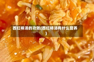 西红柿汤的功效(西红柿汤有什么营养)