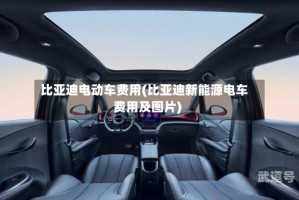 比亚迪电动车费用(比亚迪新能源电车费用及图片)