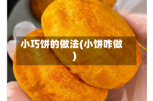 小巧饼的做法(小饼咋做)