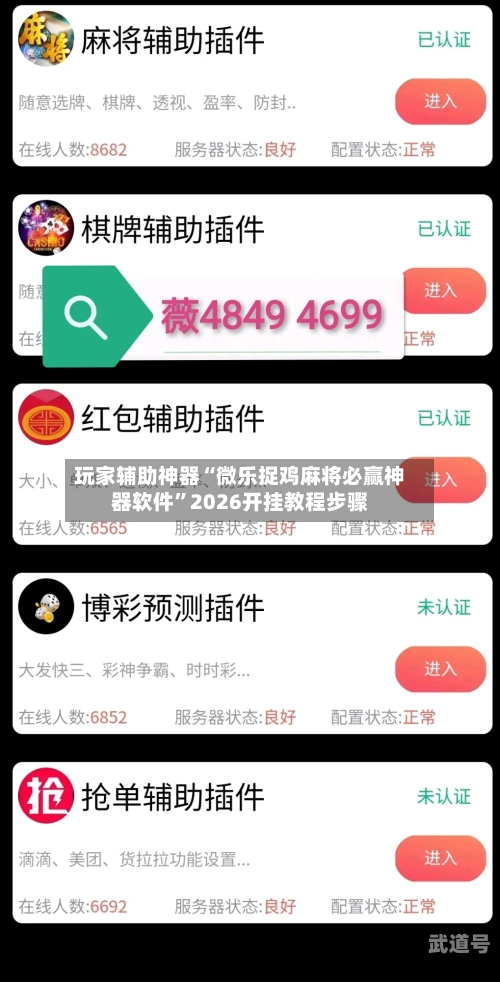 玩家辅助神器“微乐捉鸡麻将必赢神器软件	”2026开挂教程步骤-第2张图片