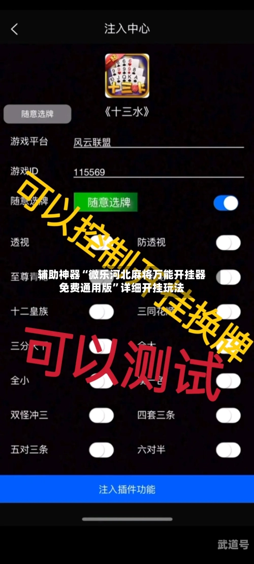 辅助神器“微乐河北麻将万能开挂器免费通用版	”详细开挂玩法-第1张图片